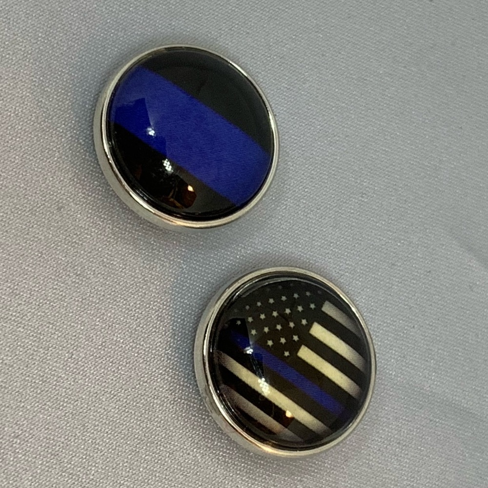 Law Enforcement Snap Button Charm Set